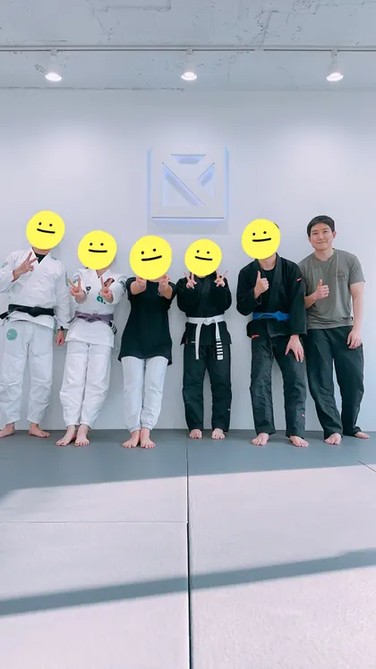 주짓수 체험 단체 사진